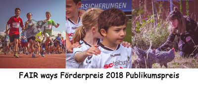 FAIRways Förderpreis 2018 Publikumspreis